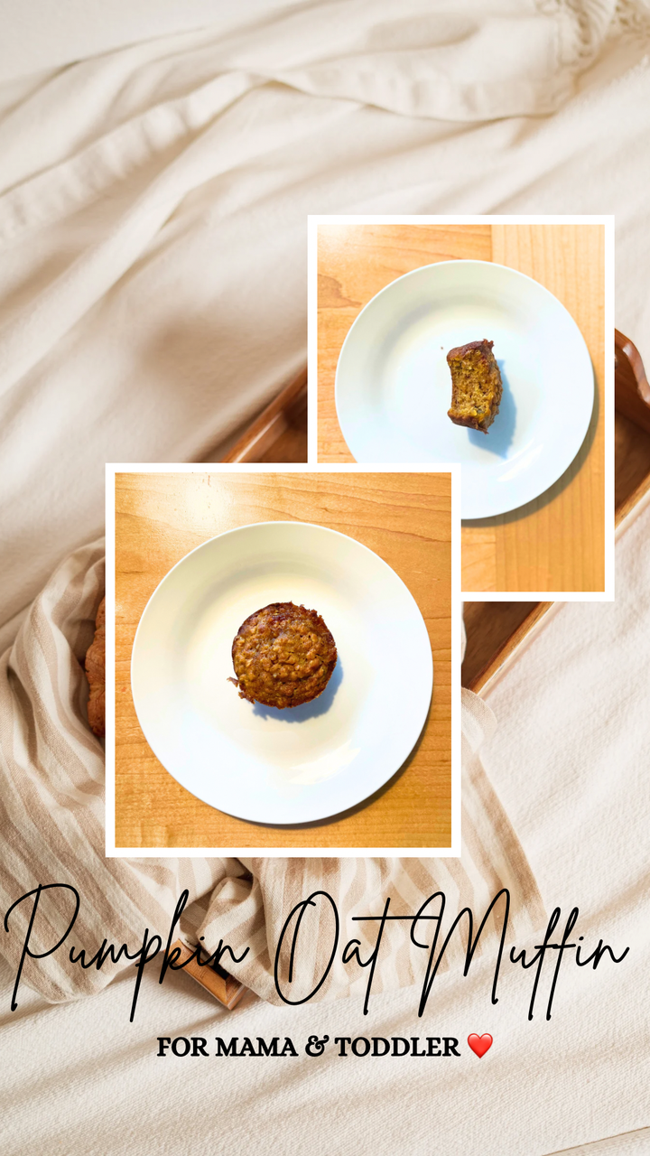 Pumpkin Oat Muffins for the Whole Family❤️